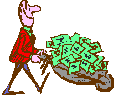 graphic - man with wheelbarrow full of money.