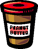 jar of peanut butter graphic